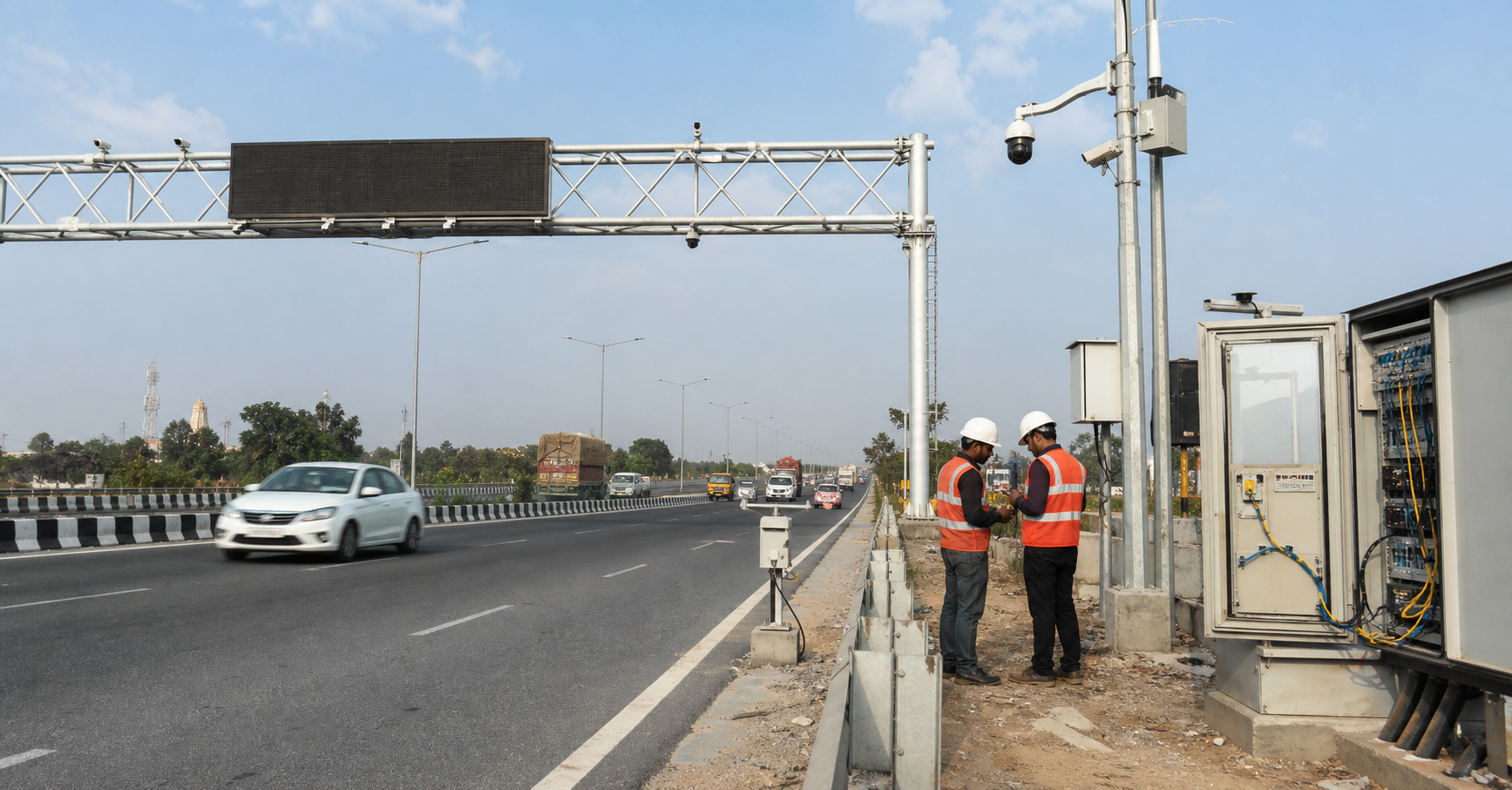 ATMS installation highway components